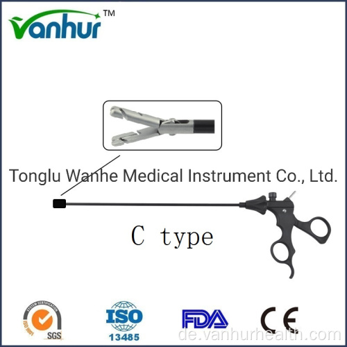 5 mm laparoskopische Instrumente Knotenbindezange